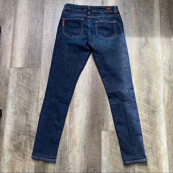 Paige Denim Skyline Ankle Peg Jeans Medium Dark Wash Mid-Rise Size 25 - Picture 9 of 10